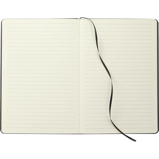 5.5" x 8.5" FSC® Recycled Mouse Pad Bound Notebook - Etchified - Etchified - SM-5320BK