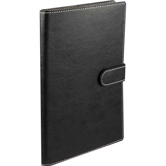 5.5" x 8.5" Recycled Refillable Journal - Etchified - PCNA (Leed's/Bullet/Trimark) - SM-5316BK