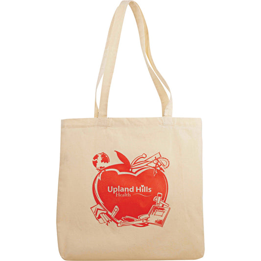 6oz Classic Cotton Canvas Meeting Tote - Etchified - Etchified - 7900-04NAT