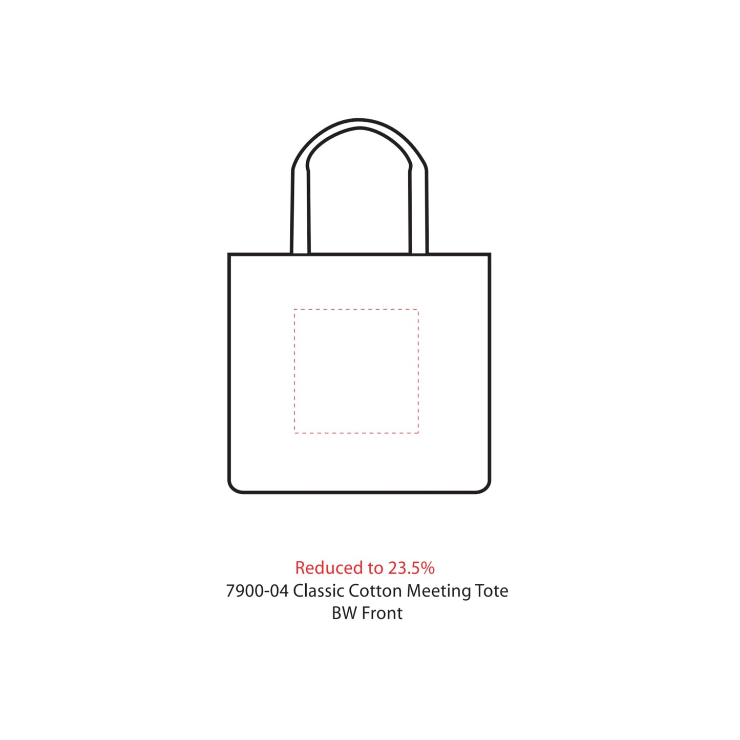 6oz Classic Cotton Canvas Meeting Tote - Etchified - Etchified - 7900-04NAT