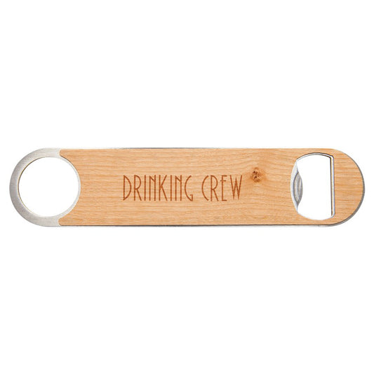 Bottle Opener with Wood Veneer 1 1/2" x 7" - Etchified - GearOne - GFT776