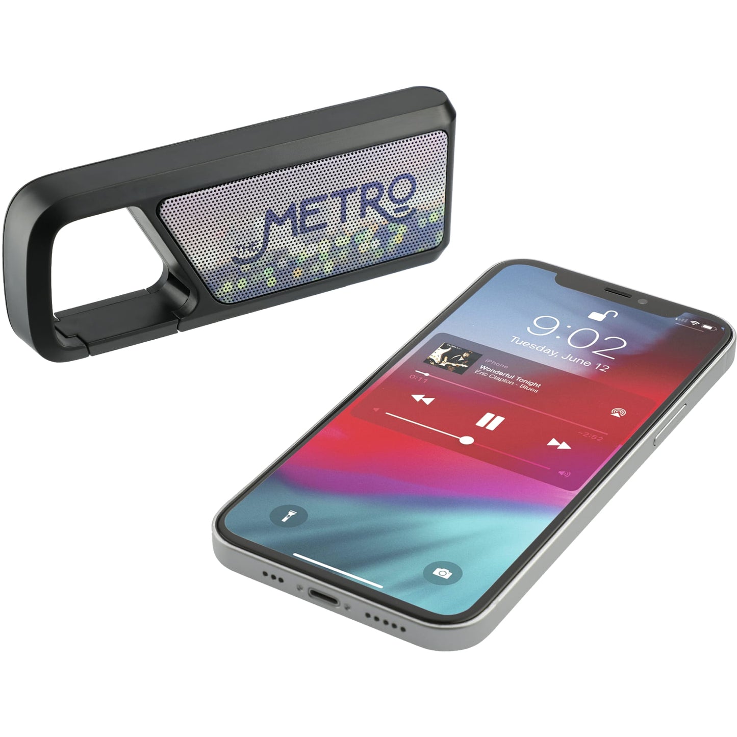 Clip Clap 2 Bluetooth Speaker - Etchified - Etchified - 7197-64BK