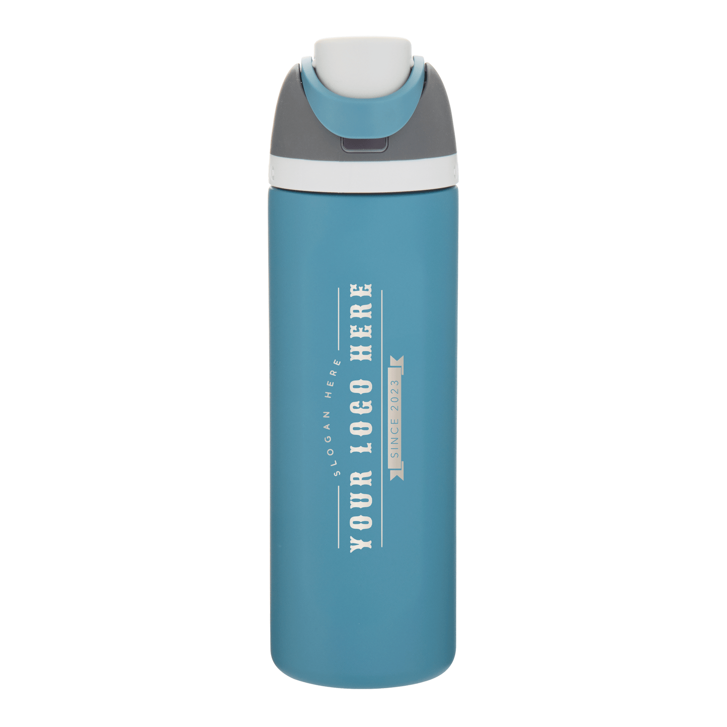 Custom Owala® 24oz FreeSip Insulated Water Bottle with Straw (24 piece Minimum) - Etchified - Owala® -
