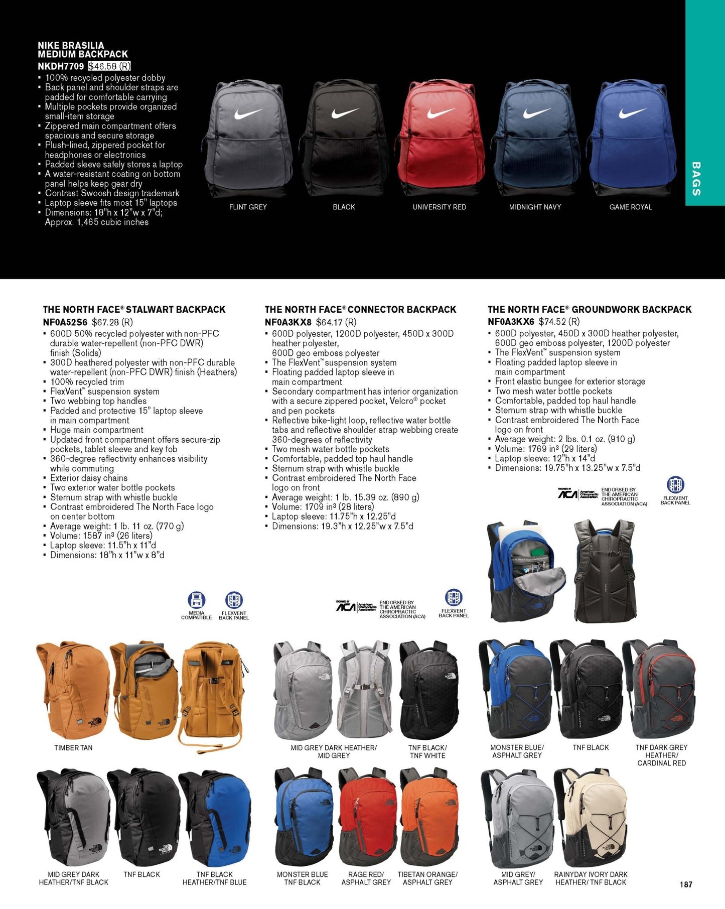 Digital Catalog - Essential Apparel Bags and Accessories 2026 - Etchified - GearOne -