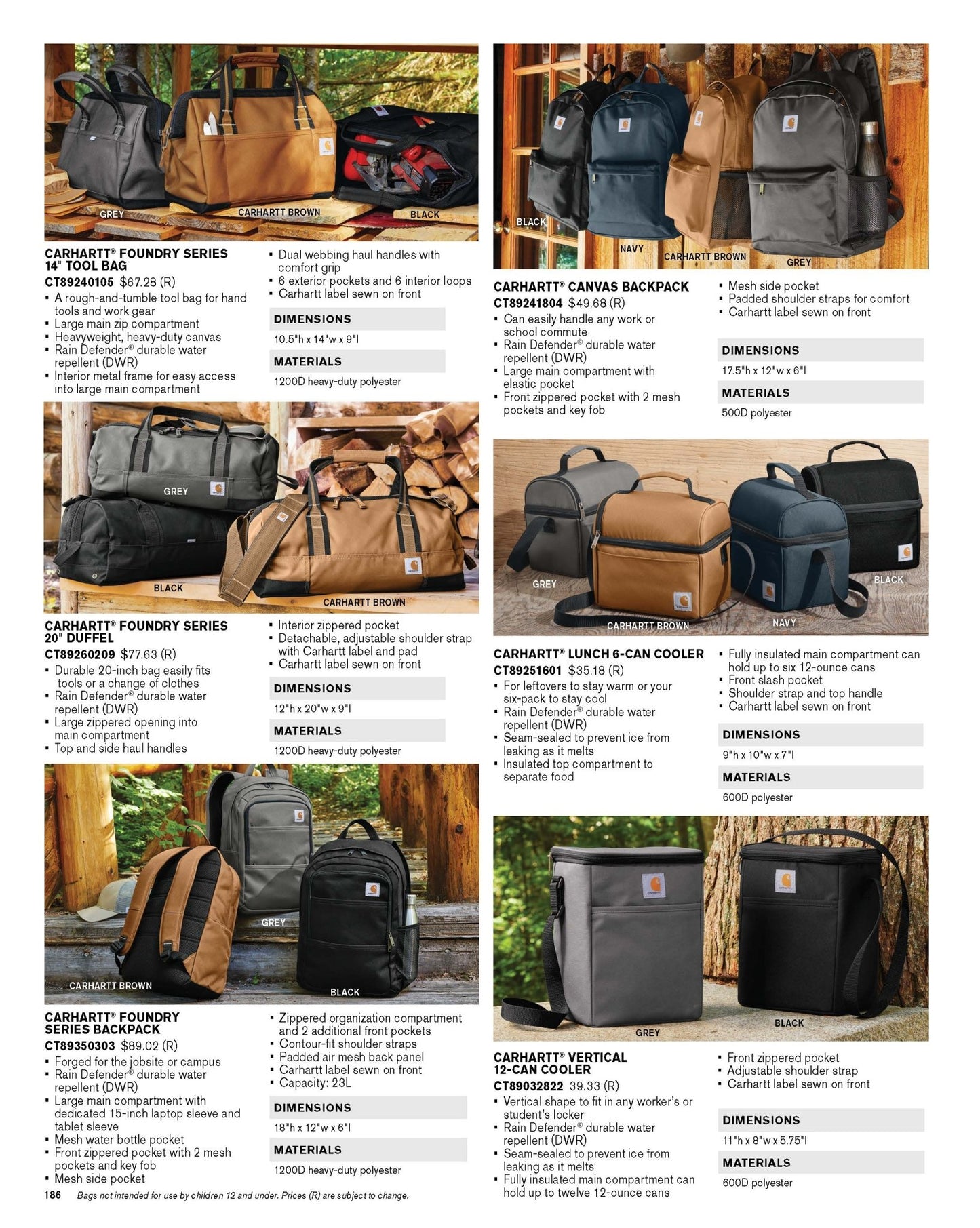 Digital Catalog - Essential Apparel Bags and Accessories 2026 - Etchified - GearOne -