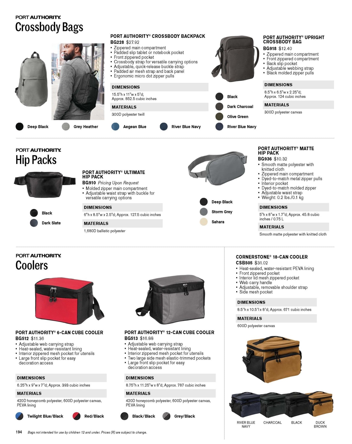 Digital Catalog - Essential Apparel Bags and Accessories 2026 - Etchified - GearOne -