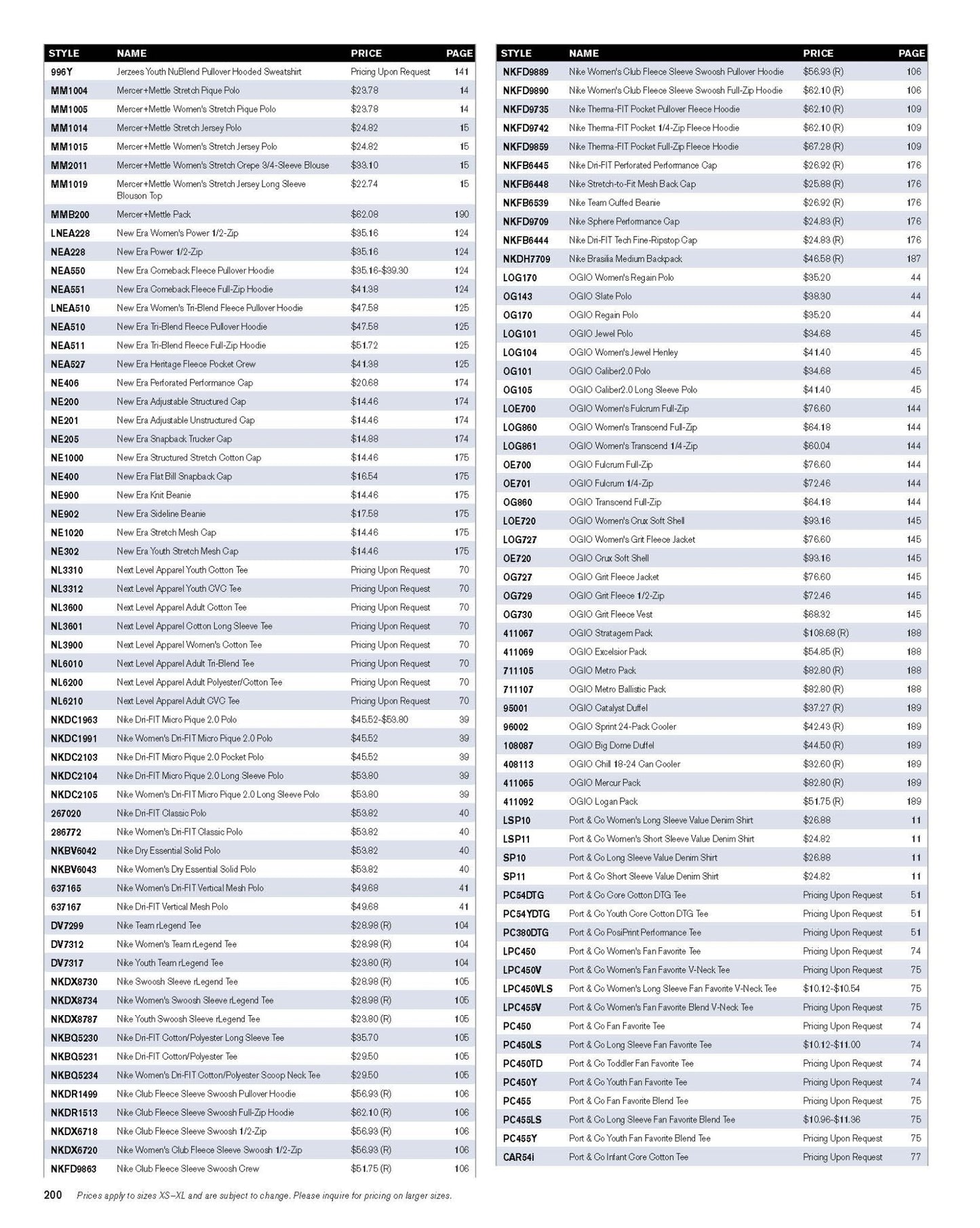 Digital Catalog - Essential Apparel Bags and Accessories 2026 - Etchified - GearOne -