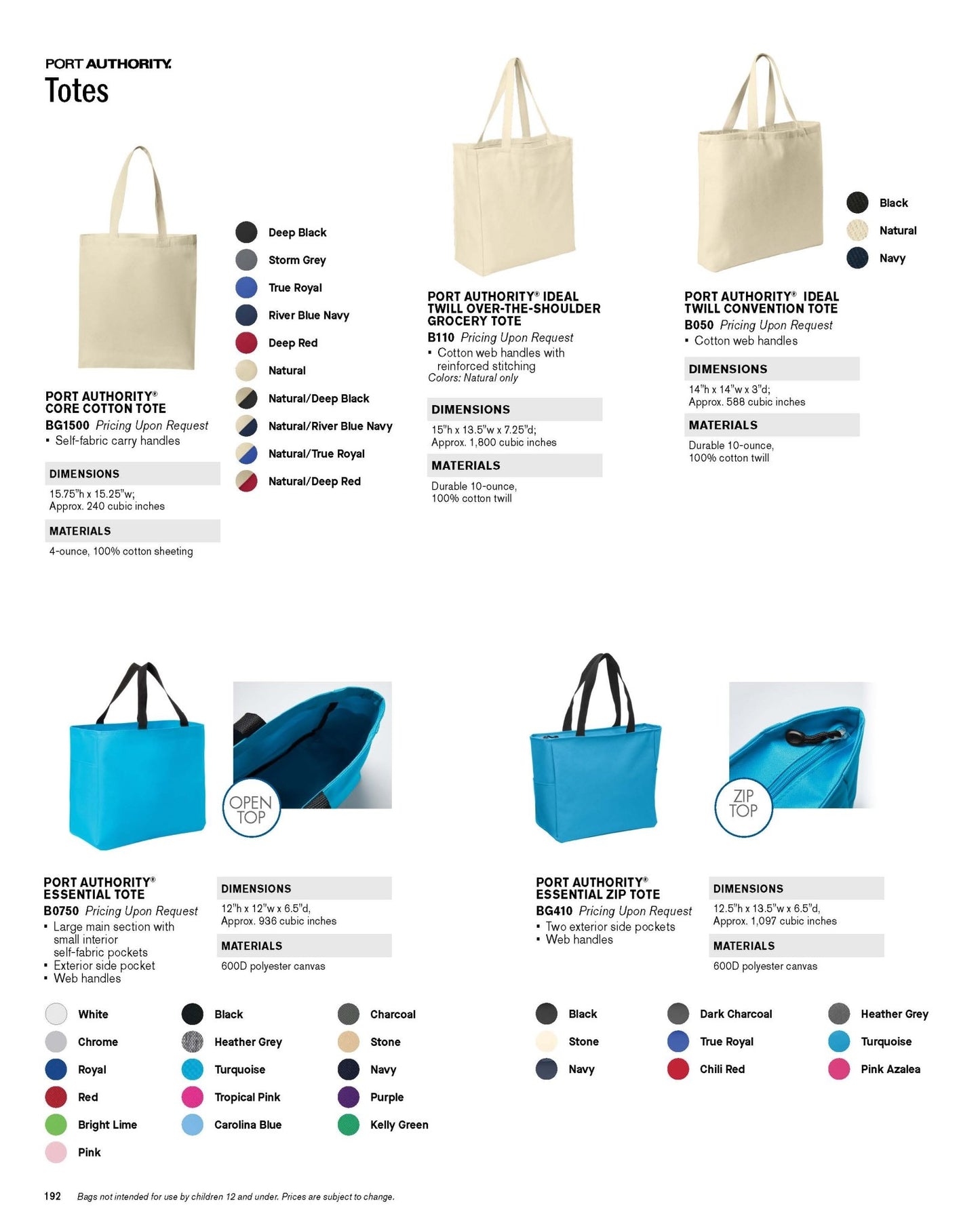 Digital Catalog - Essential Apparel Bags and Accessories 2026 - Etchified - GearOne -