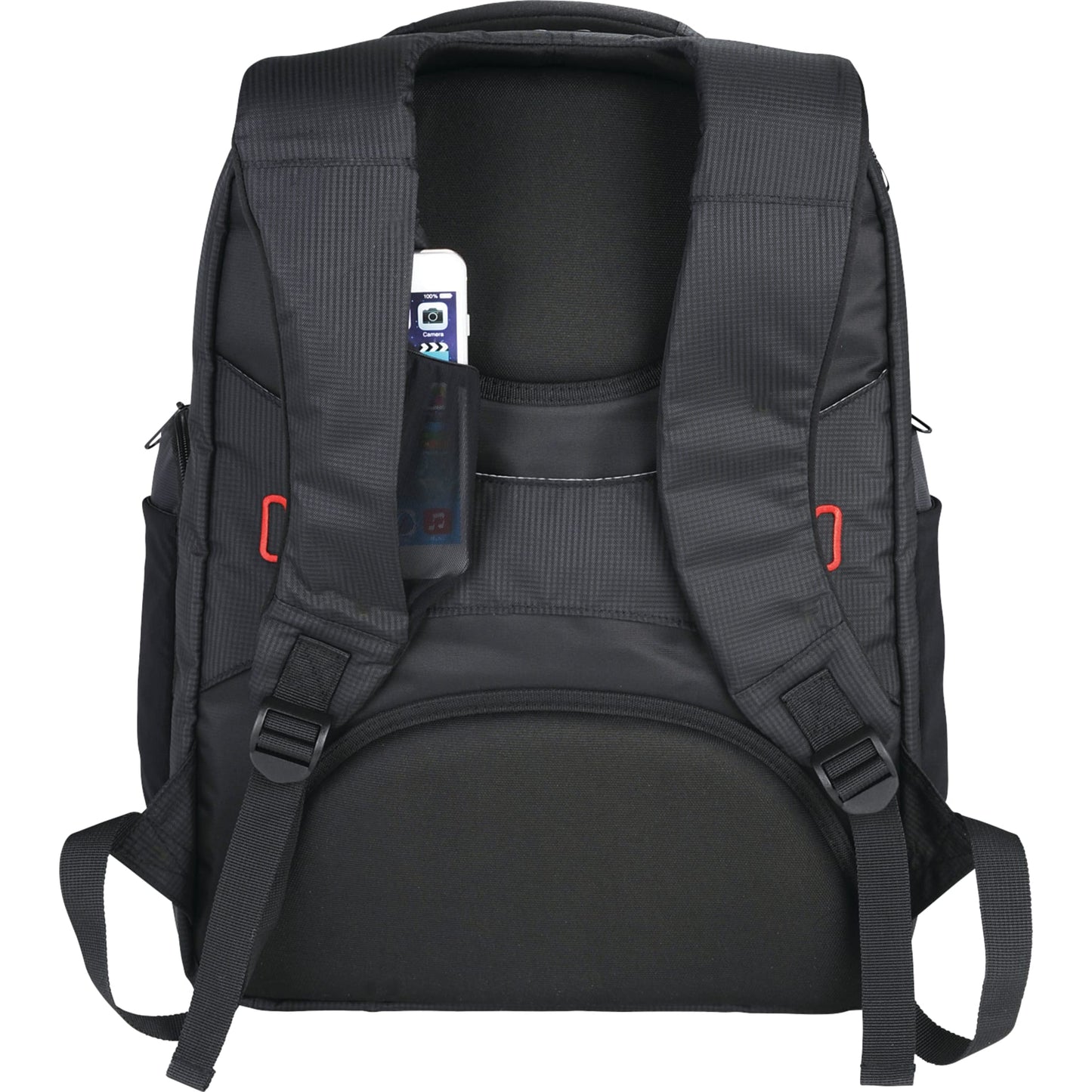 elleven™ Rutter TSA 17" Computer Backpack - Etchified - Etchified - 0011-47BK