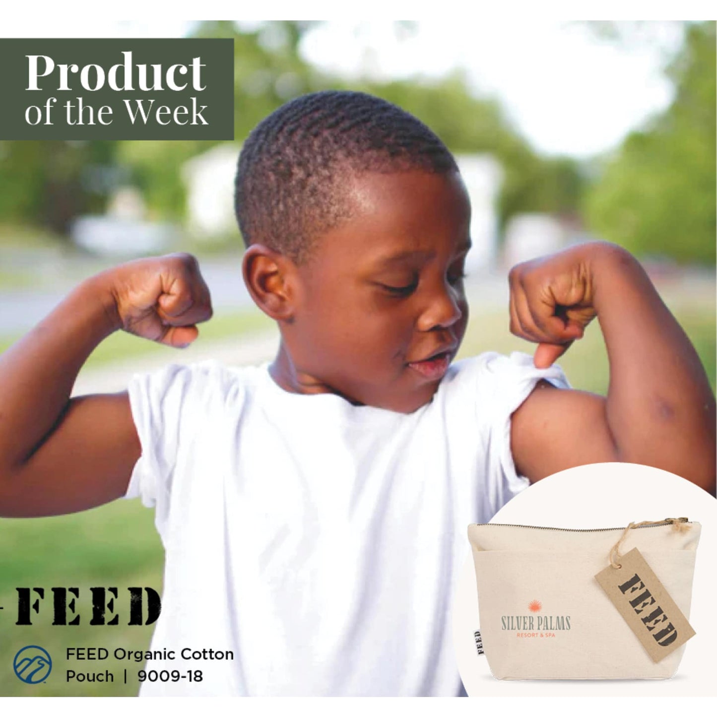 FEED Organic Cotton Pouch - Etchified - Feed - 9009-18NT