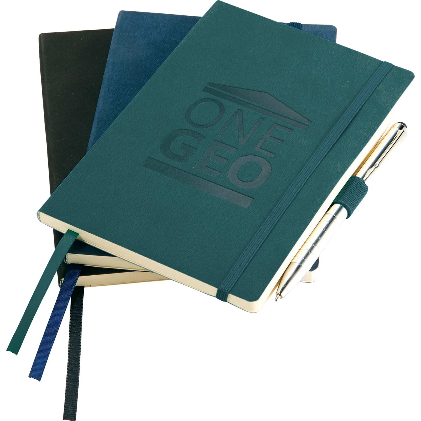 FSC® Mix 5" x 7" Revello Soft Bound Journal - Etchified - Etchified - 2700-67BK