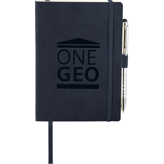 FSC® Mix 5" x 7" Revello Soft Bound Journal - Etchified - Etchified - 2700-67BL