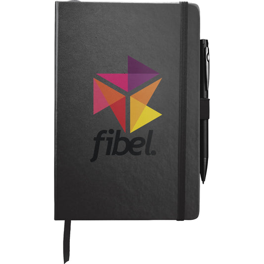 FSC® Mix 5.5" x 8.5" Nova Bound Journal - Etchified - Etchified - 2800-11BK