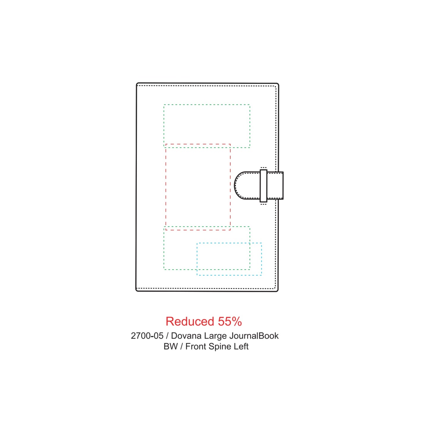 FSC® Mix 7" x 10" Dovana™ Large Journal - Etchified - Etchified - 2700-05NY