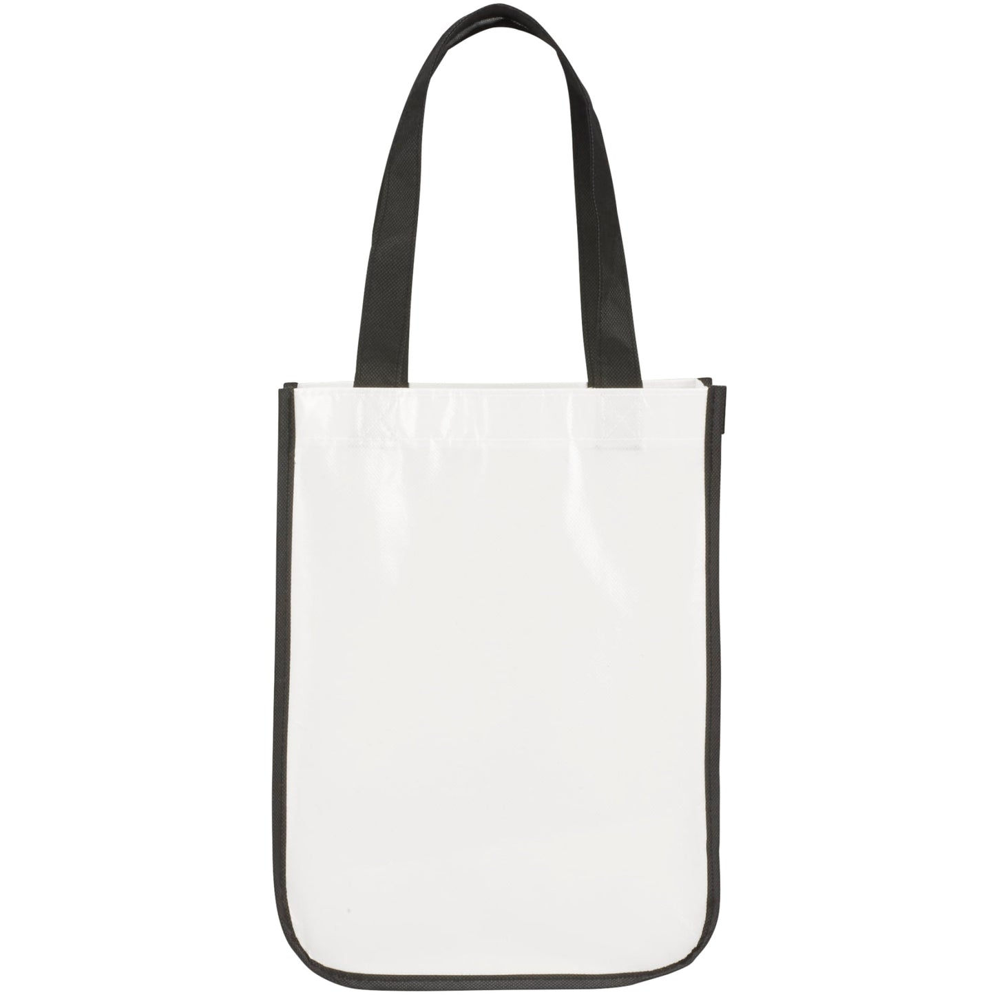 Gloss Laminated Non - Woven Gift Tote - Etchified - Etchified - SM-5994WH