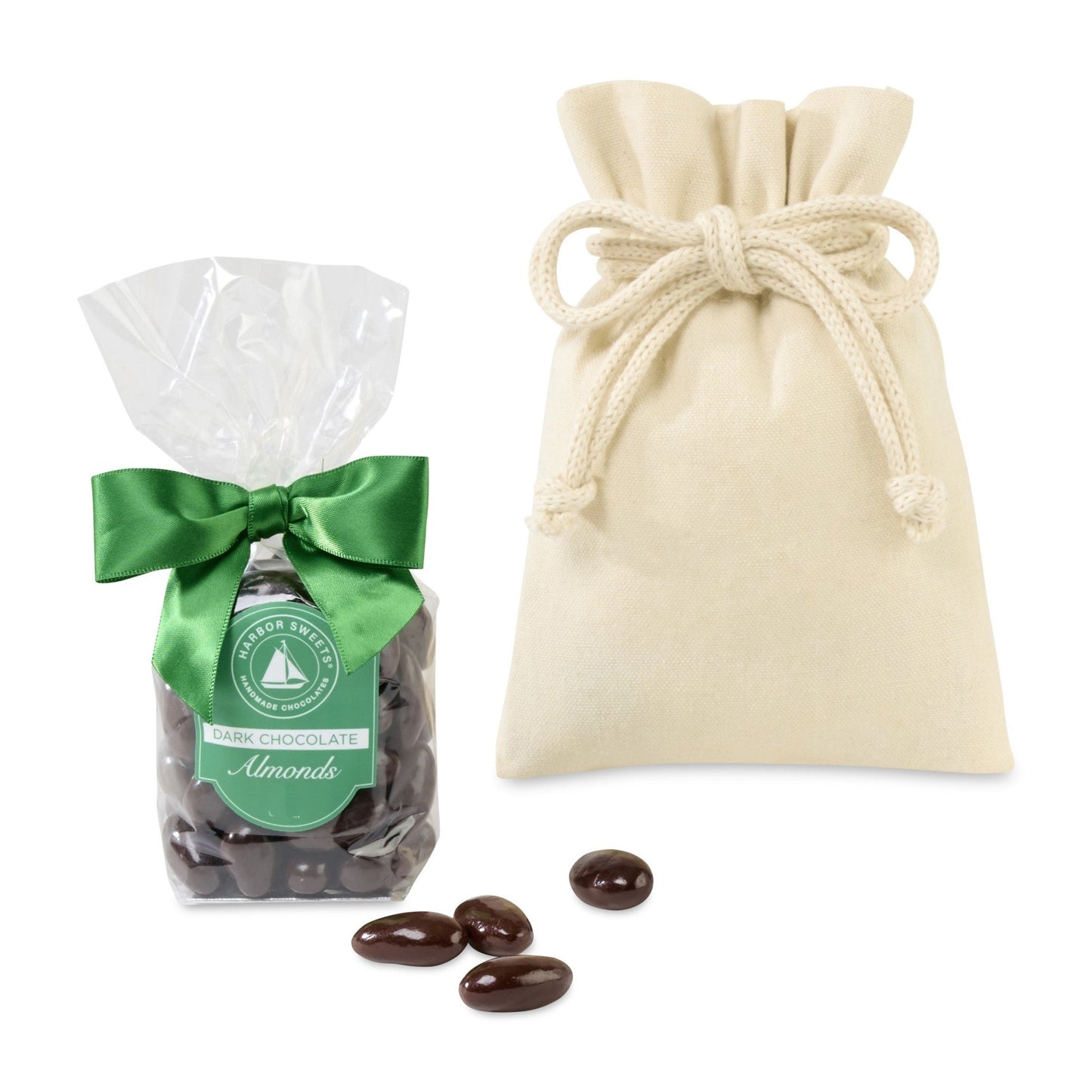 Harbor Sweets Chocolate Covered Almonds Gift Bag - Etchified - Gourmet Expressions - 102351-102351-101