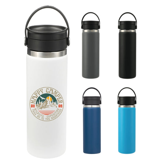 Hydro Flask® Wide Mouth With Flex Sip™ Lid 20oz - Etchified - Etchified - 1601-93WH