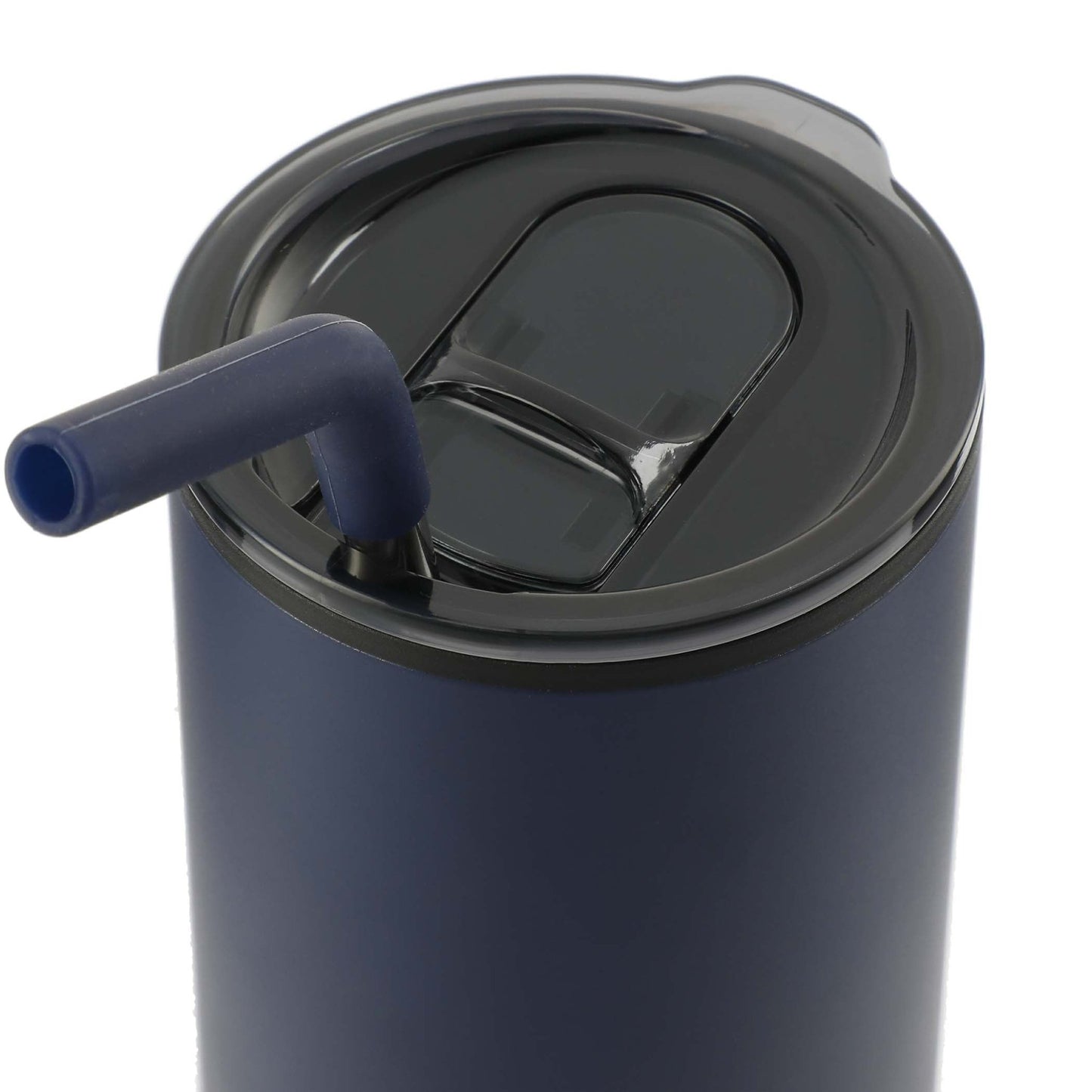 Lagom Insulated 16oz Stainless Steel Tumbler with Straw (MIN 75) - Etchified - Etchified - SM - 6908BK - 1