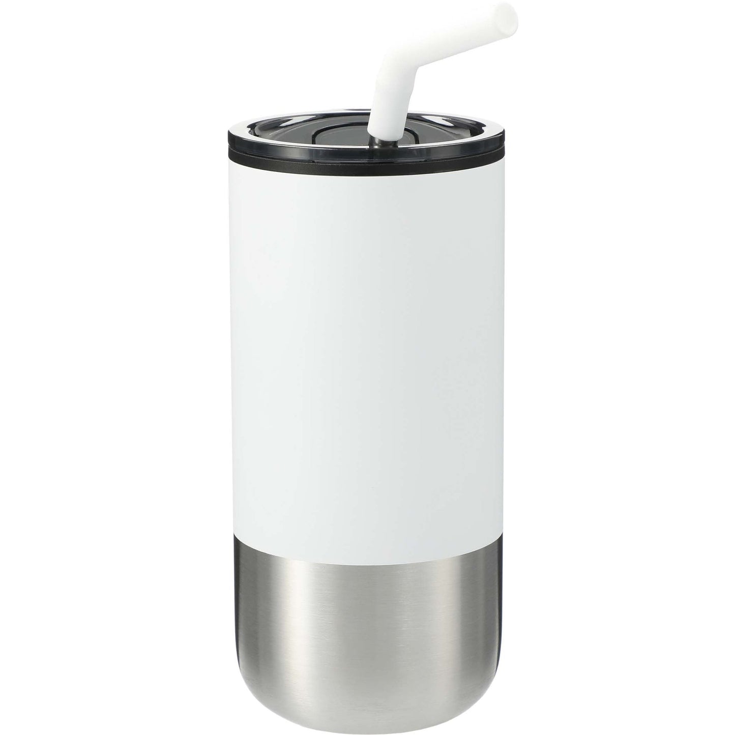 Lagom Insulated 16oz Stainless Steel Tumbler with Straw (MIN 75) - Etchified - Etchified - SM - 6908BK - 3
