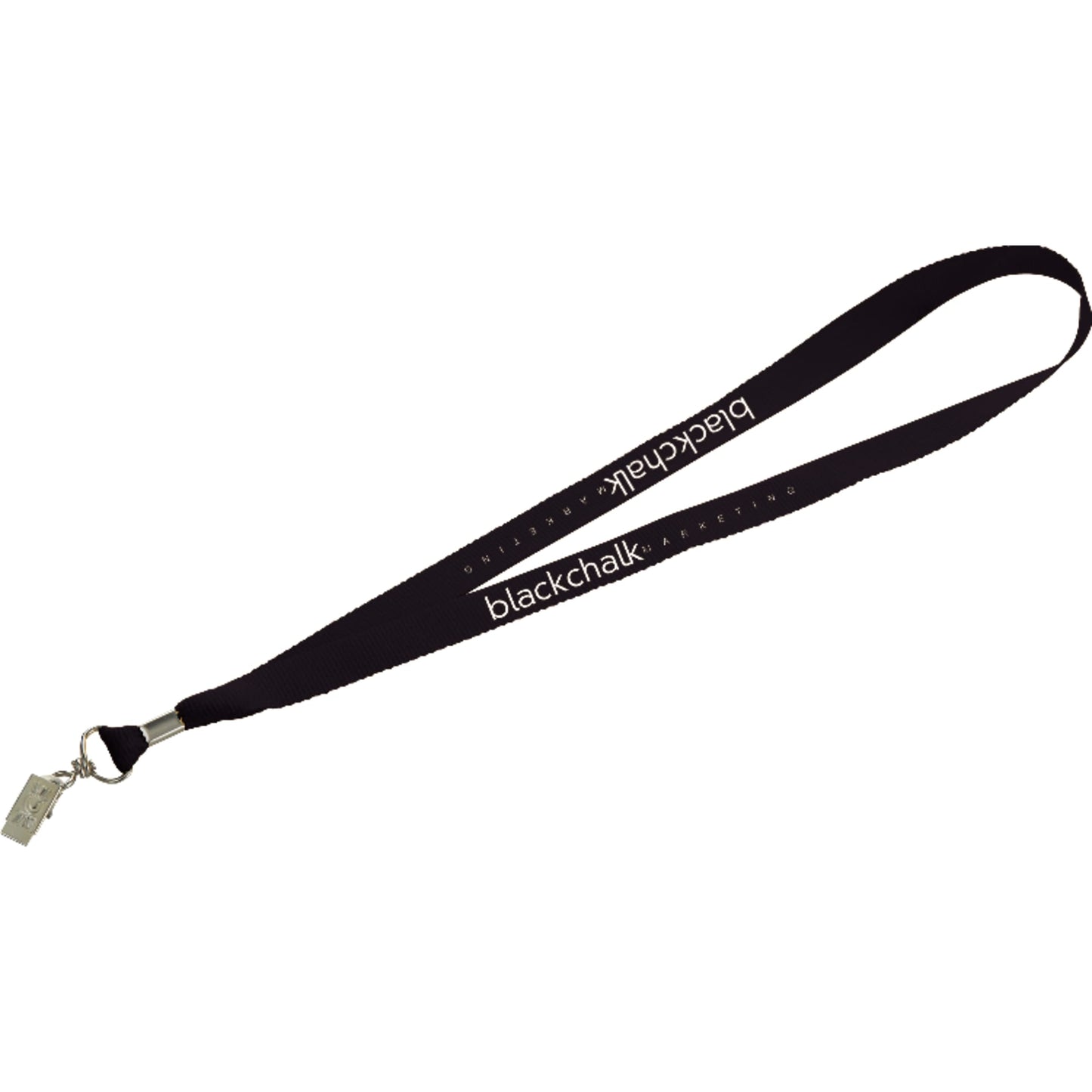 Lanyard with Bulldog Clip - Etchified - Etchified - SM-2428BK