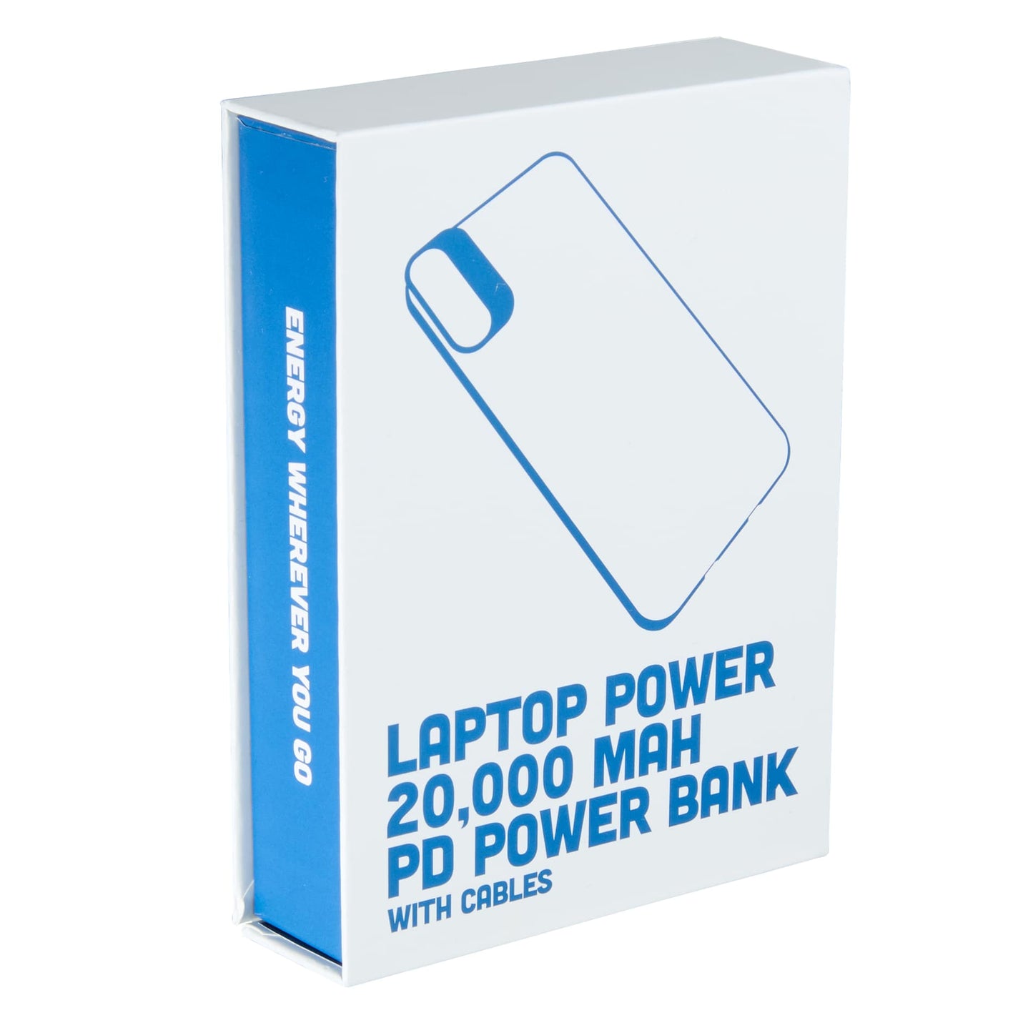 Laptop Power 20,000 mAh PD Power Bank with Cables - Etchified - PCNA (Leed's/Bullet/Trimark) - 7122-29WH