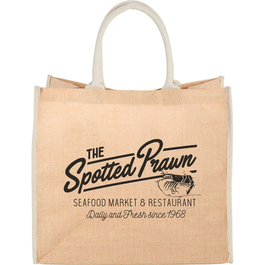 Large Jute Tote - Etchified - Etchified - SM-7126CR