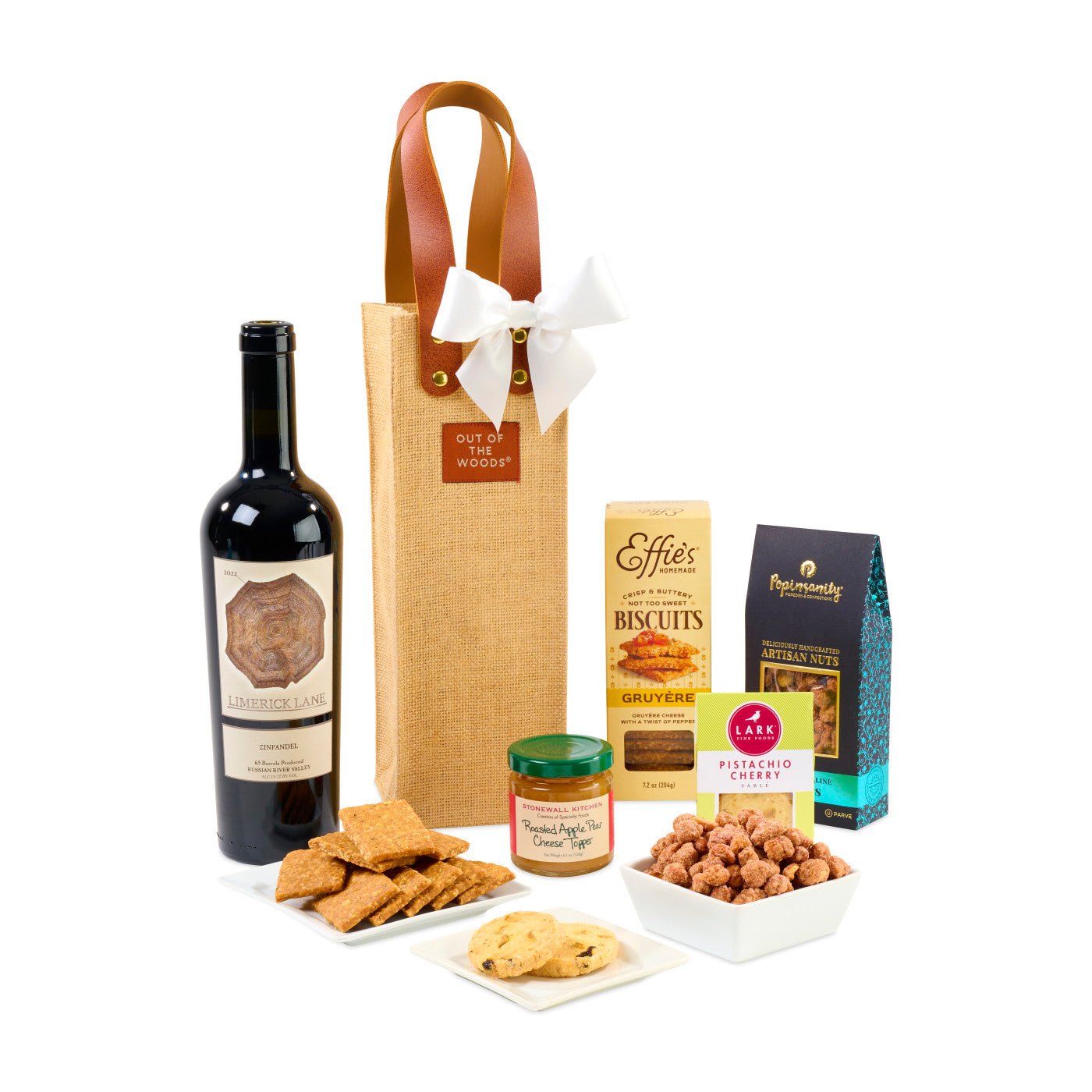 Limerick Lane Cellars Wine Enthusiast Tote & Gourmet Gift Set - Etchified - Gourmet Expressions - 102826-102826-101