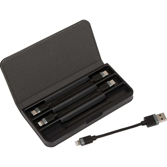 mophie Cable Travel Kit - Etchified - mophie - 7124-28BK