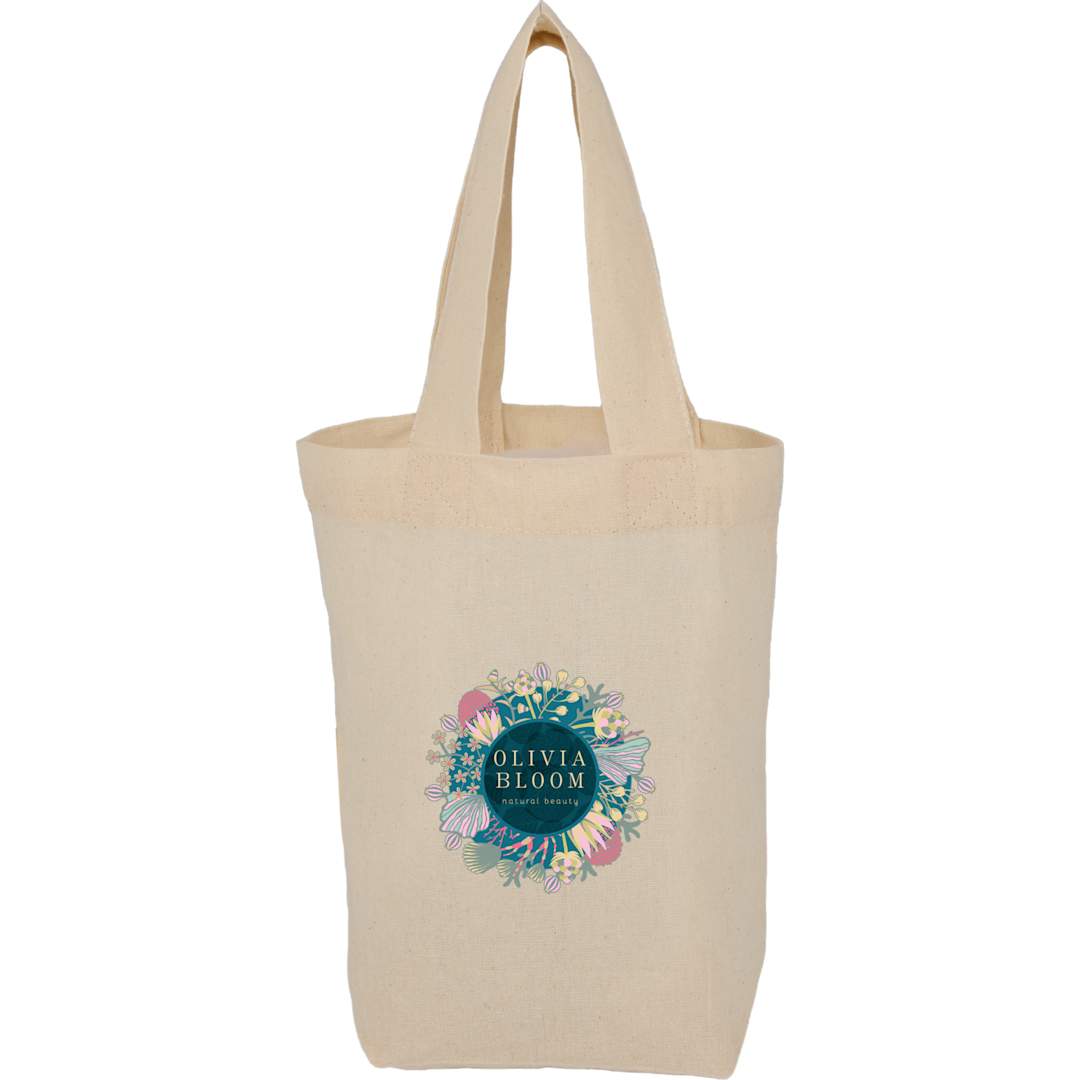 Eco Suede Tote 【mini】COTTON CANDY Mini Organic Cotton Tote – Custom Eco Gift Bag – Etchified