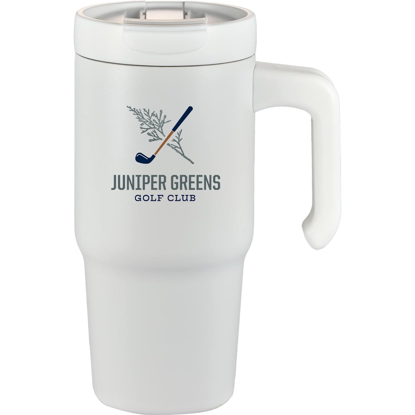 Peak Recycled Insulated Sip or Swig Mug 24oz - Etchified - GearOne - 1602-21WH