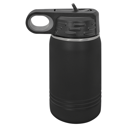 Personalized 12oz Youth Water Bottle with Laser Engraved Logo - Etchified - Polar Camel® - LWB052