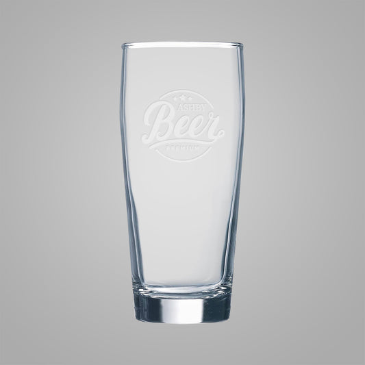 Personalized 16 oz Willi Becher Glass - Etchified-Etchified-PCG215