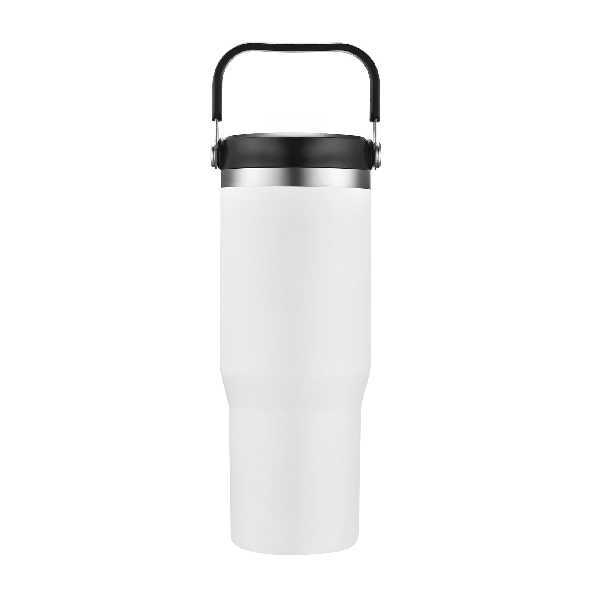 Personalized 30oz Stainless Steel Flip Straw Tumbler - Etchified-Etchified-AC268_BLACK