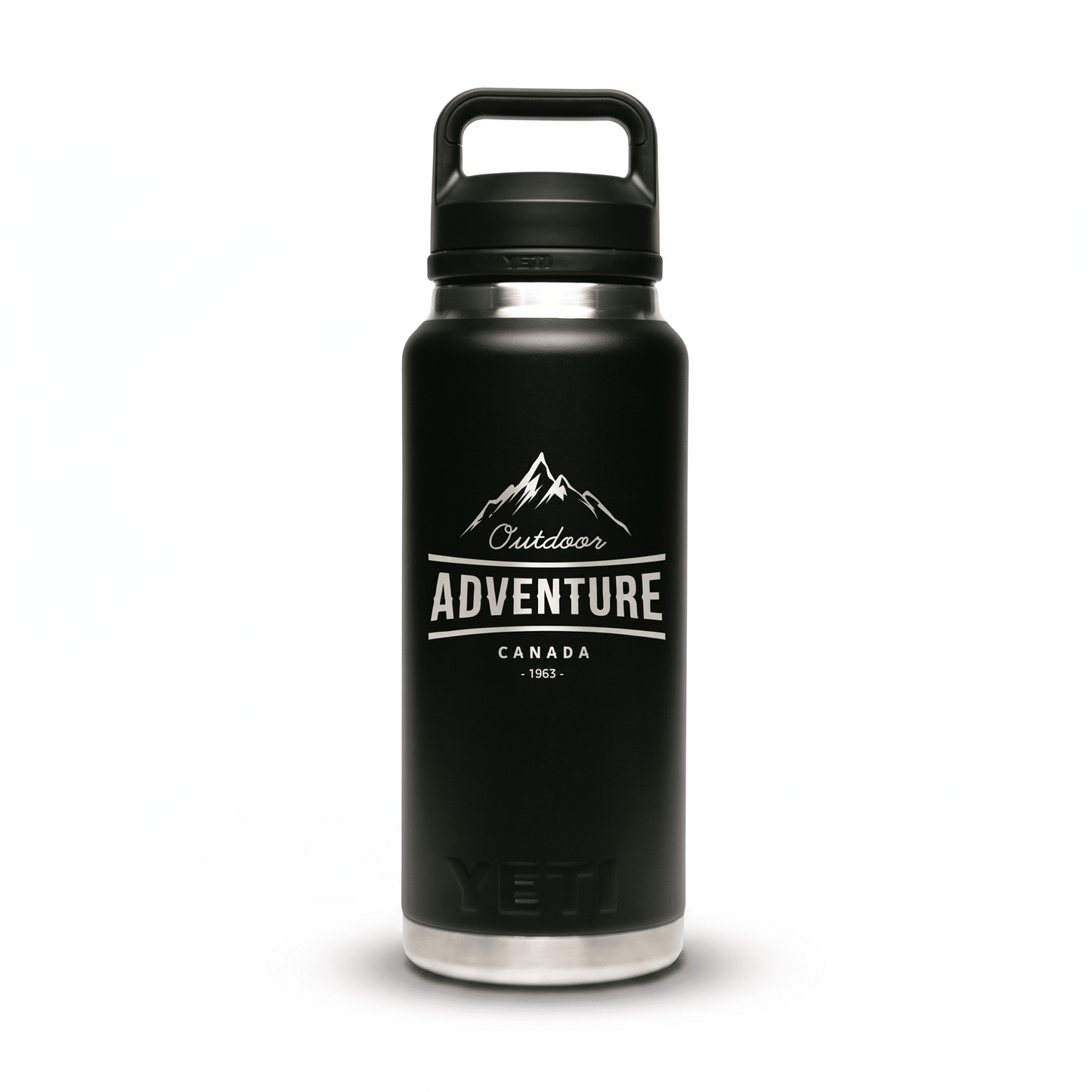 Personalized YETI® 36oz (1L) Bottle with Chug Cap - Etchified-YETI®-YRAM36BLACK