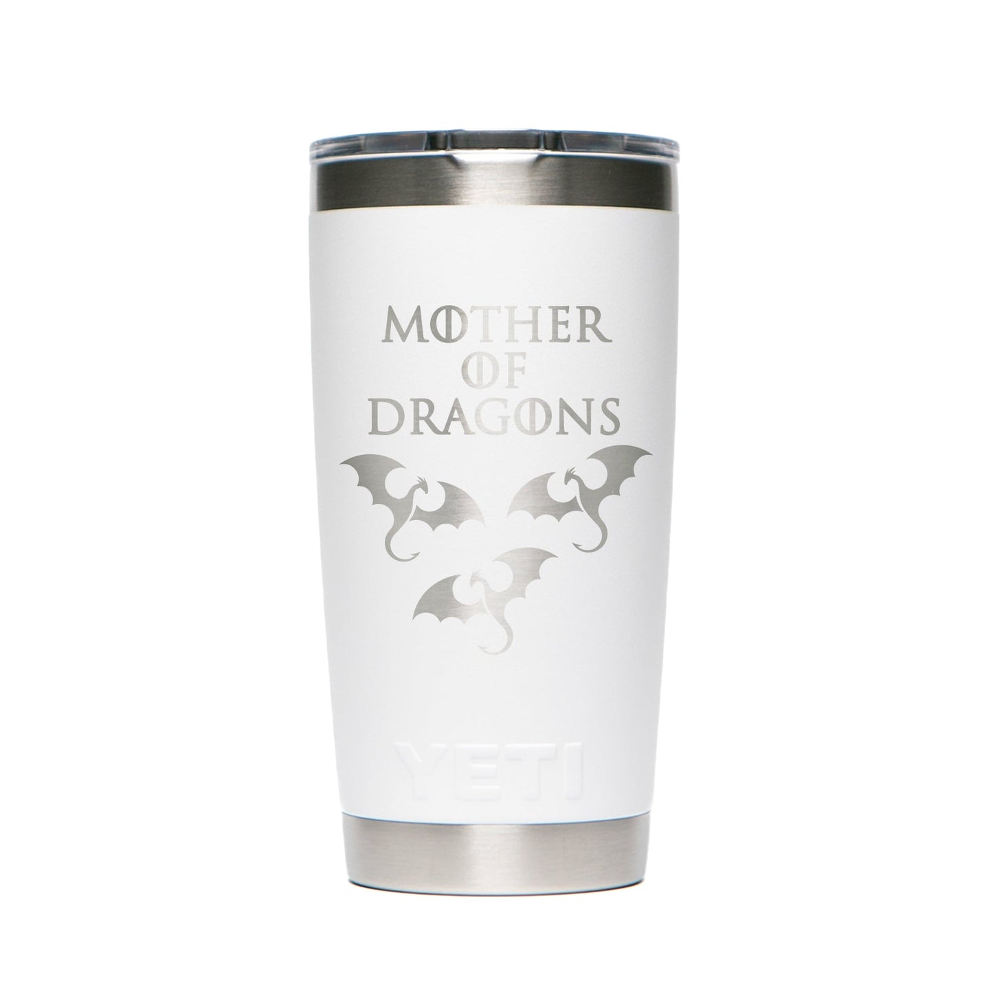 Personalized YETI® Rambler® 20 oz Tumbler - Etchified - YETI® - YRAM20WHITE