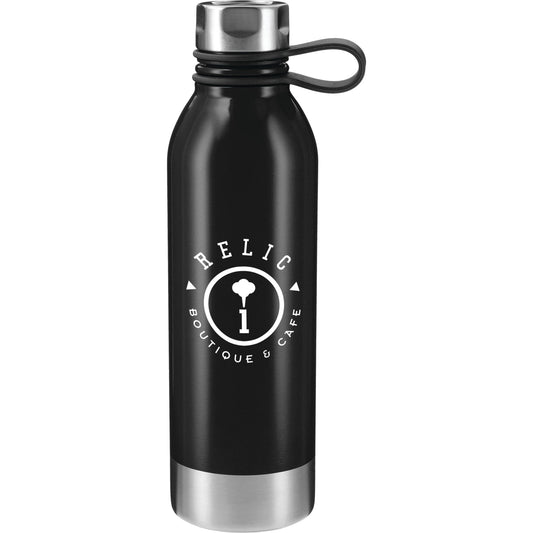 Perth 25oz Stainless Sports Bottle - Etchified - Etchified - SM-6975BK