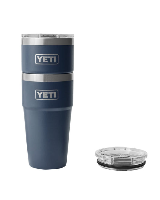 Rambler® 20 oz Stackable Cup with MagSlider™ Lid - Etchified - YETI® - YTR20STK-YTR20STK-BLUNVY
