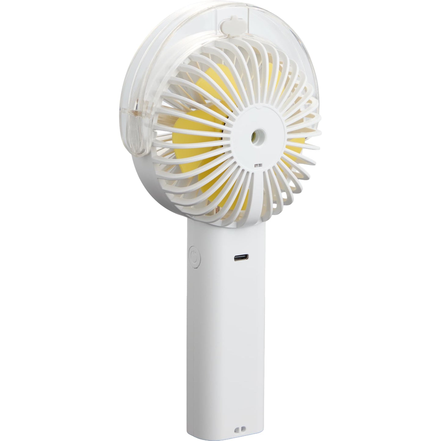 Rechargeable Portable LED Fan with Water Mist - Etchified - Etchified - SM-1418WH