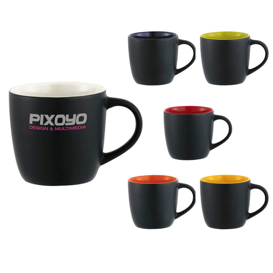 Riviera Electric 11oz Ceramic Mug - Etchified - Etchified - SM-6330BKBL