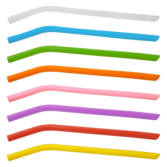 Silicone Straws Sets - Jumbo Size - Etchified-Polar Camel®-SST250SET