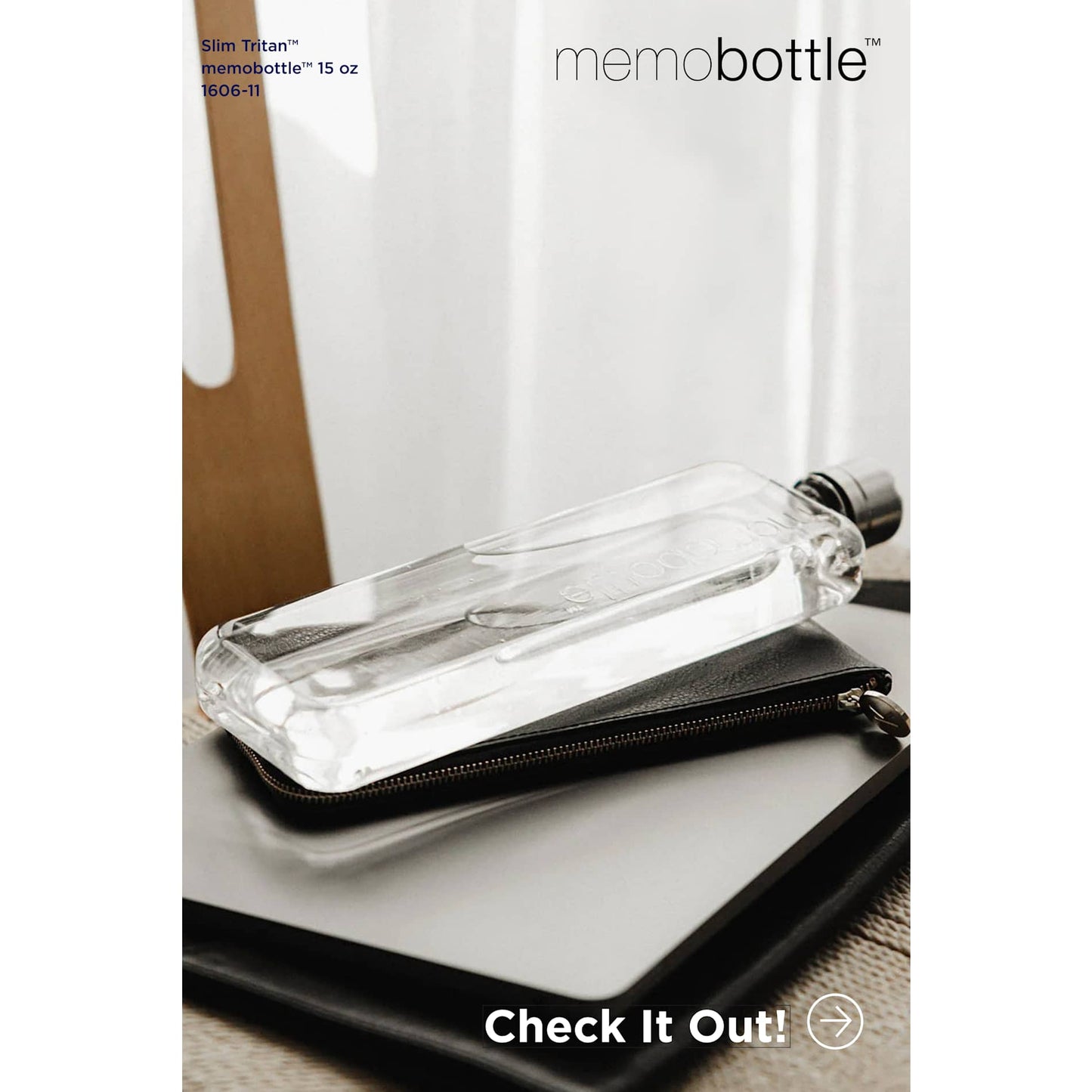 SLIM Tritan memobottle - Etchified - Etchified - 1606-11CL