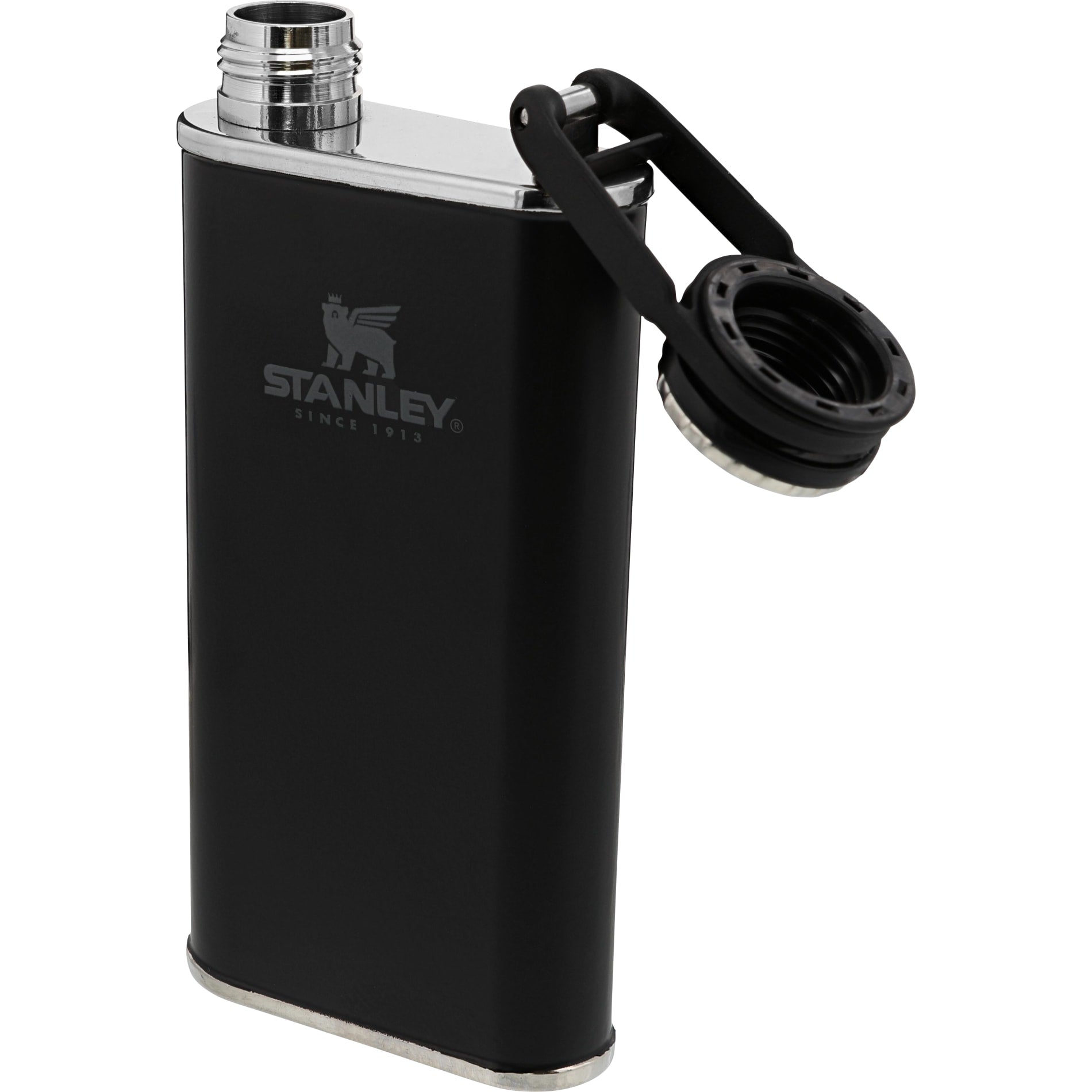 Stanley® Easy Fill Wide Mouth Flask 8oz - Etchified - STANLEY® - 1603 - 05BK