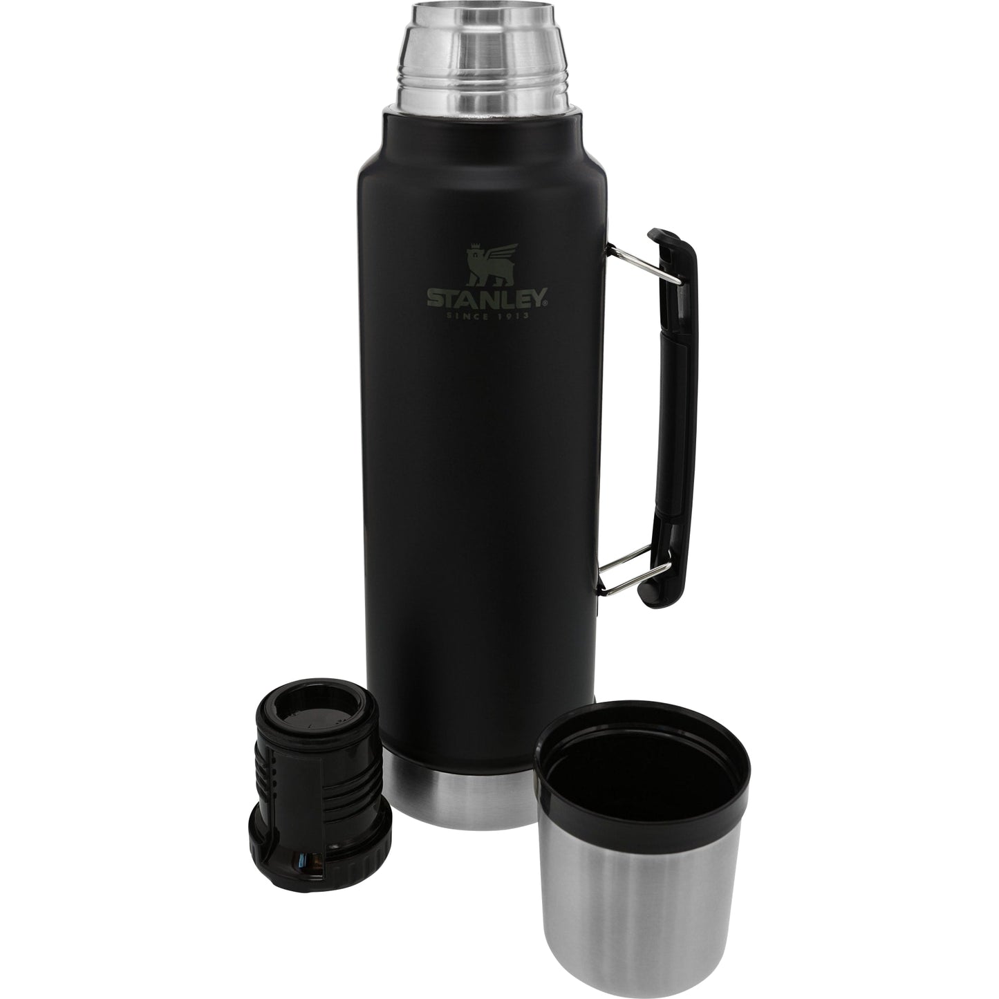Stanley® Legendary Classic Bottle 48oz 1.5 qt Wide Mouth with Leakproof Cup Lid - Etchified - STANLEY® - 1603 - 14BK