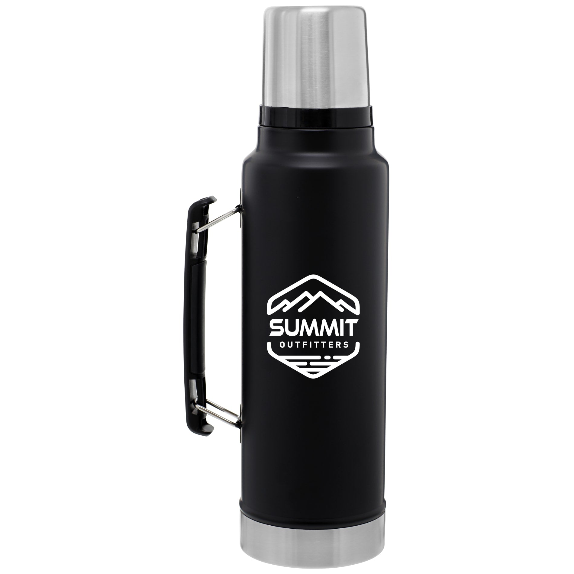 Stanley® Legendary Classic Bottle 48oz 1.5 qt Wide Mouth with Leakproof Cup Lid - Etchified - STANLEY® - 1603 - 14BK