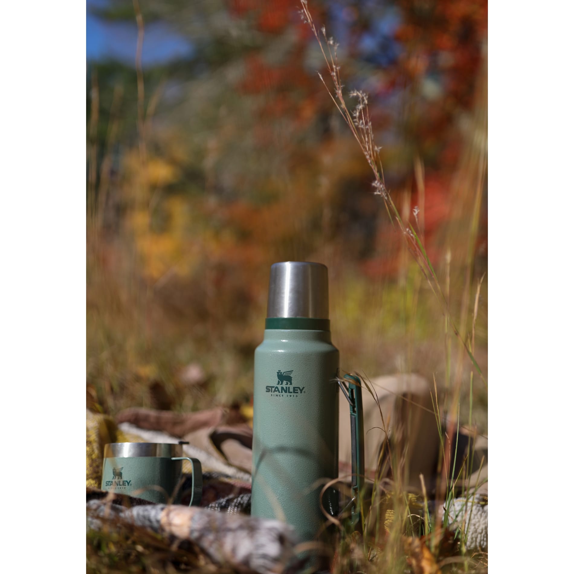 Stanley® Legendary Classic Bottle 48oz 1.5 qt Wide Mouth with Leakproof Cup Lid - Etchified - STANLEY® - 1603 - 14GR