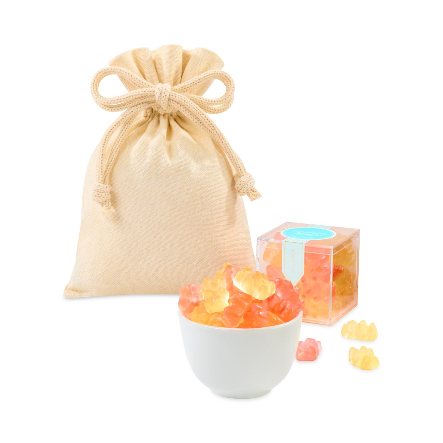Sugarfina Champagne Bears Candy Cube Gift Bag - Etchified - Gourmet Expressions - 102889-102889-101