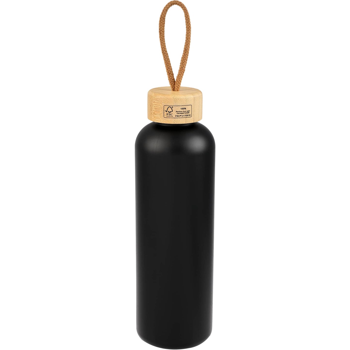 Tania Recycled Bottle w/ FSC® Bamboo Lid 26oz - Etchified - Etchified - 1602-18WH