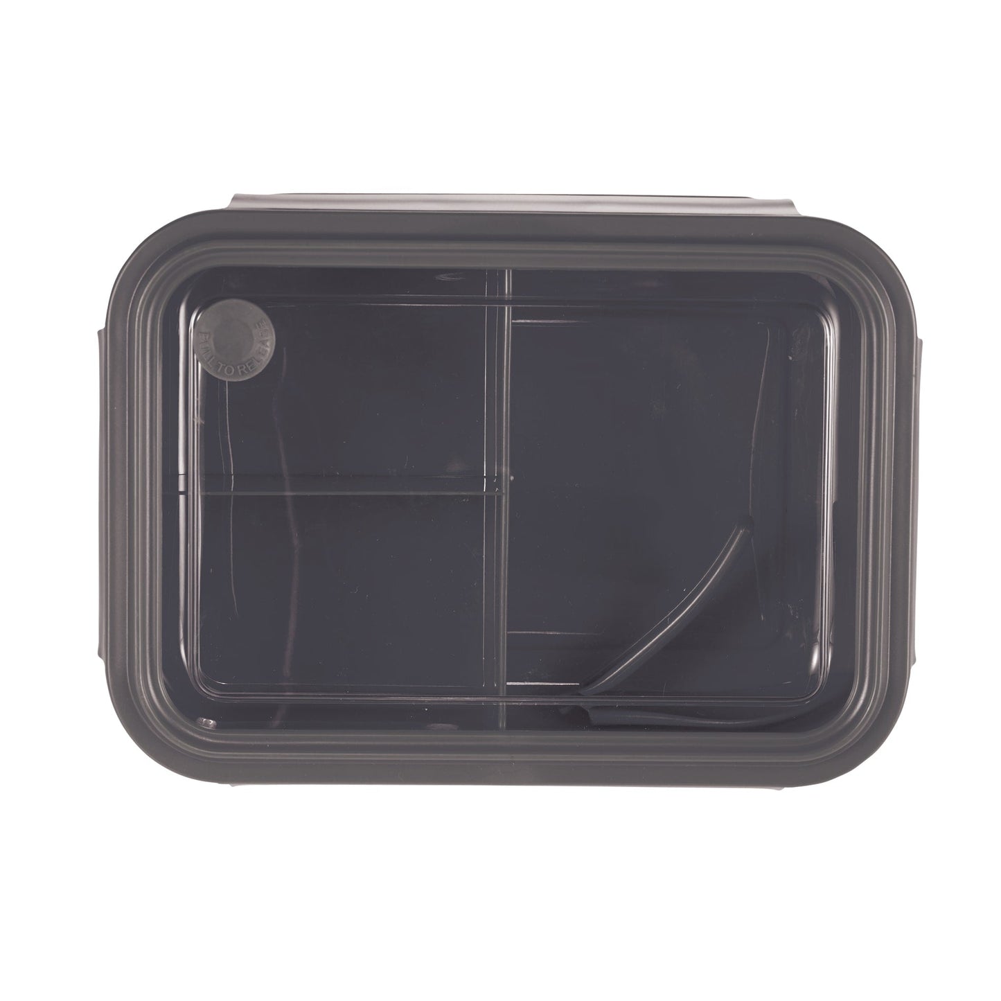 Three Compartment Food Storage Bento Box - Etchified - Etchified - 1031-56BL