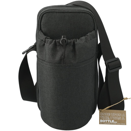 Traver RPET Adjustable Bottle Sling Cooler w/Pouch - Etchified - Etchified - 1600-29CA