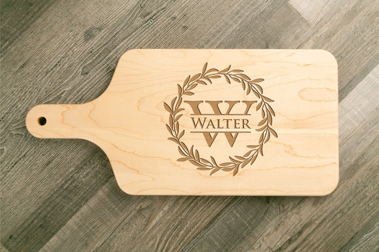 Large Maple Cheese/Charcuterie Board - 8"x17" - Etchified-Etchified-0069